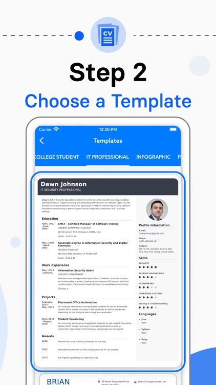 resume builder by ai