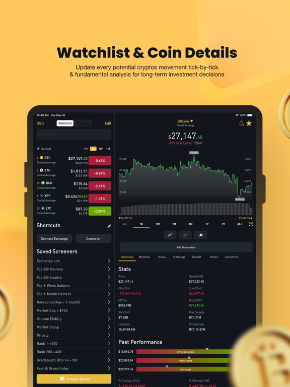 Crypto Tracker by BitScreener screenshot 3