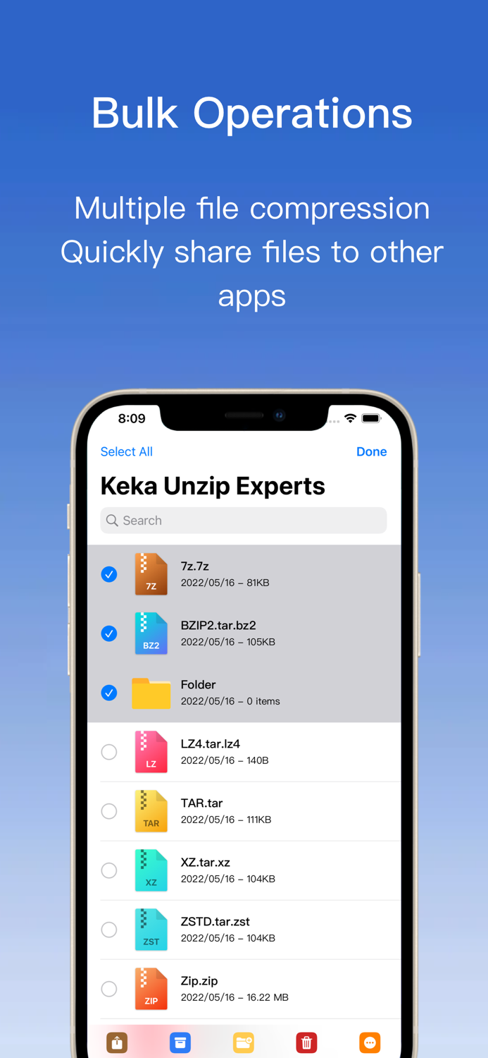 Keka Unzip Experts -ZIP/7Z/TAR