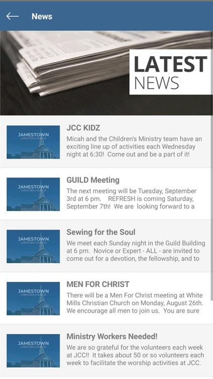 Jamestown Christian Church screenshot-3