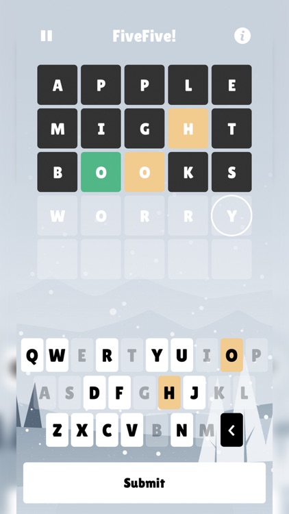 FiveFive! - Word Guessing Game screenshot-3