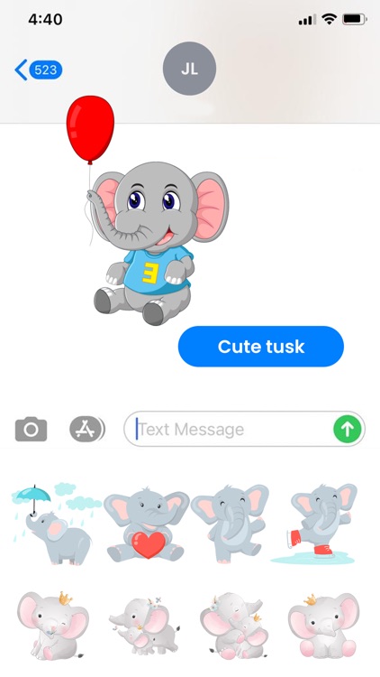 Lovely Tusk Stickers