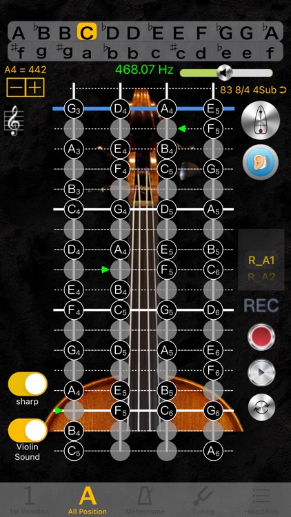 Violin Tuner - Pitch screenshot-0