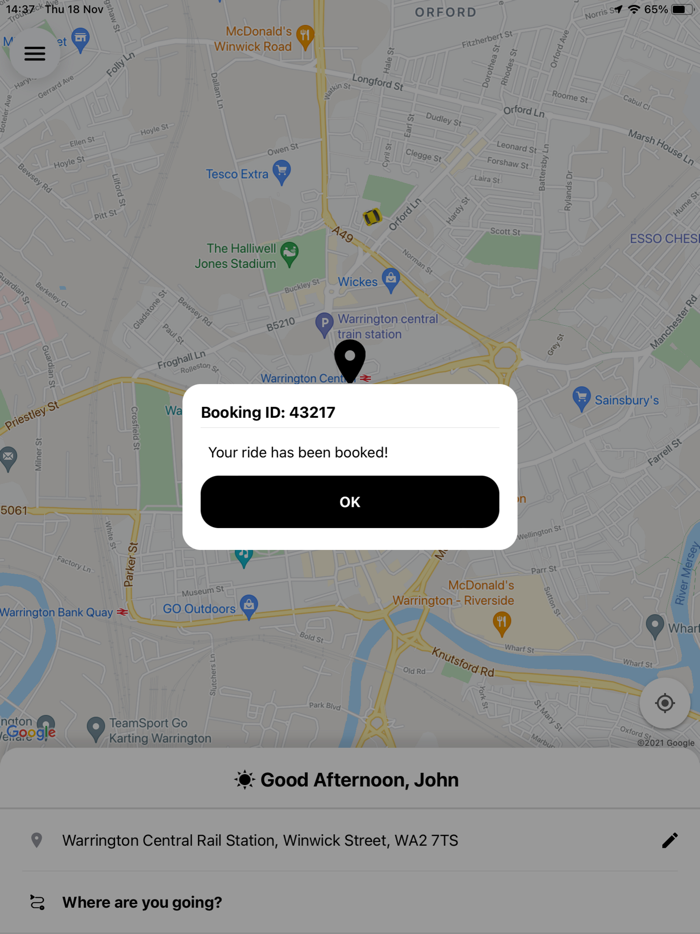 Arrivals Star Taxis Warrington