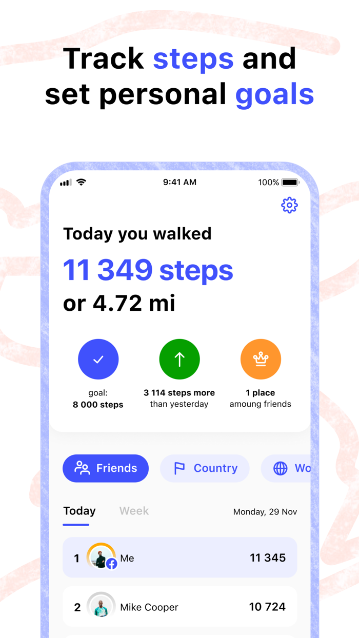 Walking Tracker Step Counter