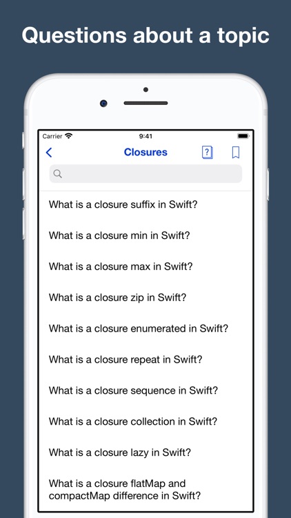 2000 Swift interview questions screenshot-4