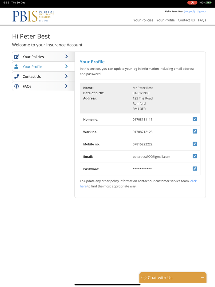 Peter Best Insurance