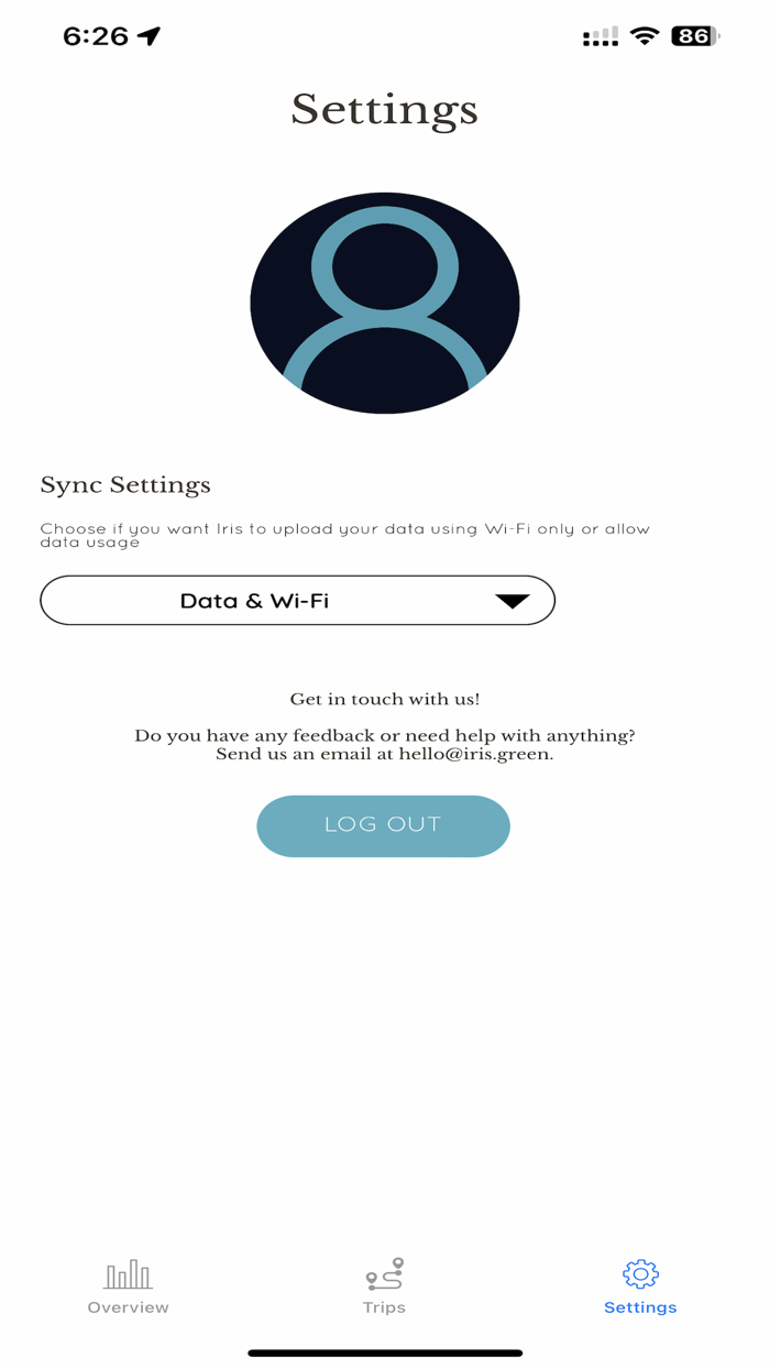 Iris Carbon Footprint
