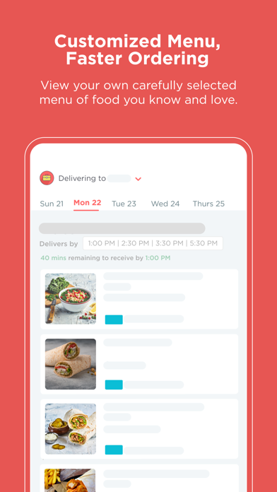 LUNCH:ON - Food delivery screenshot 2