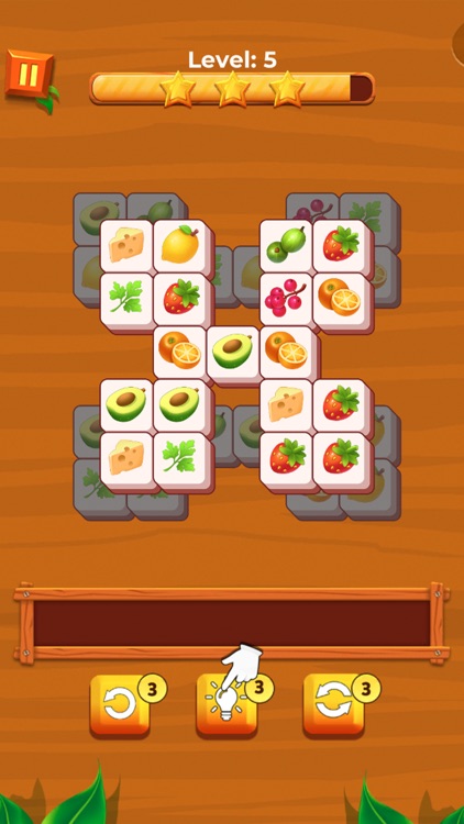 Fruit Crush Triple Tile Puzzle