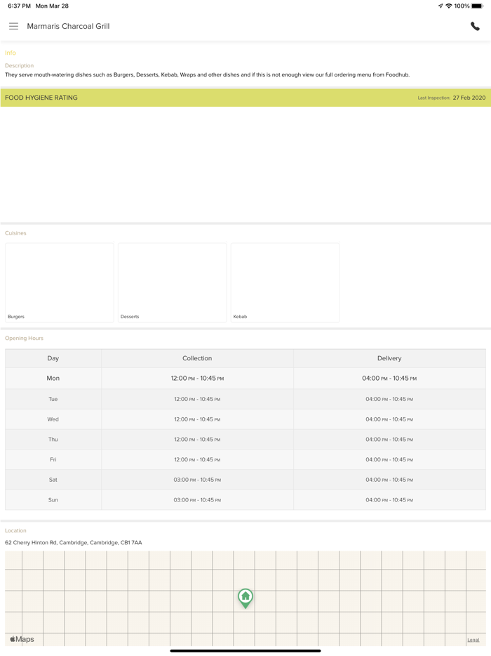 Marmaris Charcoal Grill