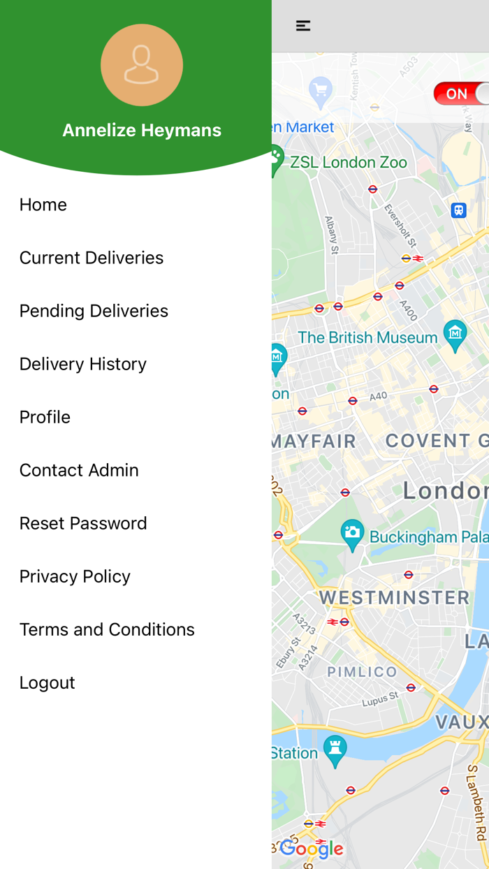 BeepADelivery Mahikeng Driver