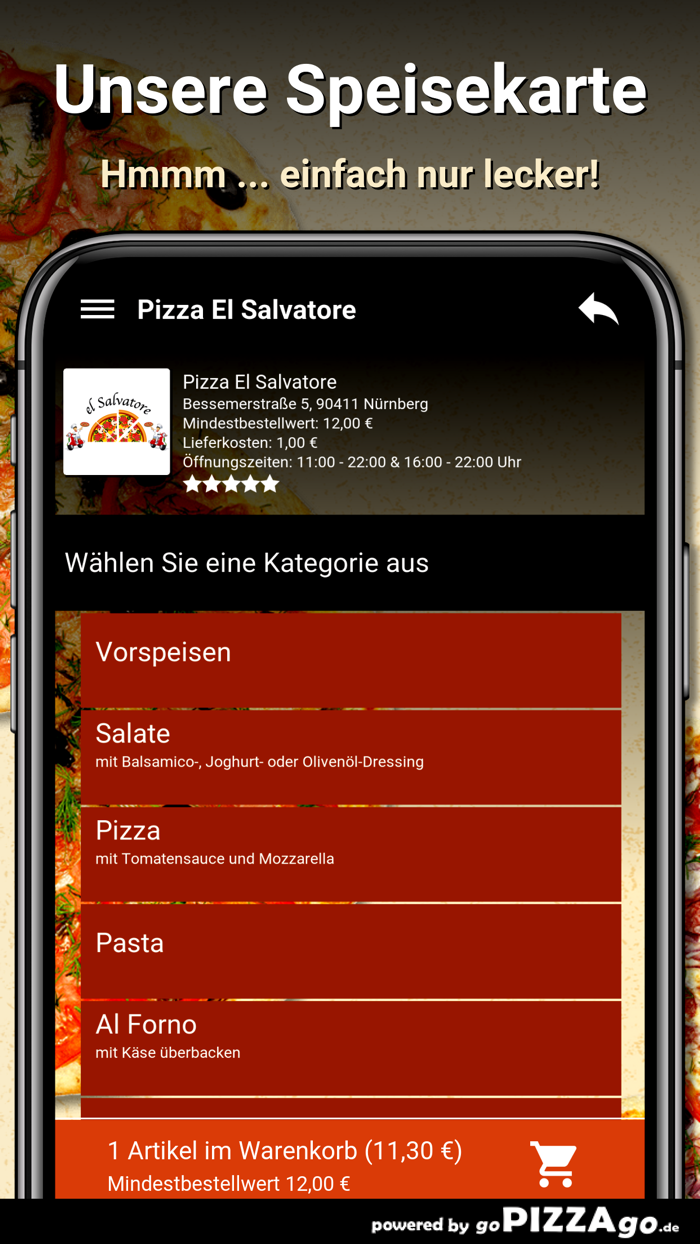 Pizza El Salvatore Nürnberg