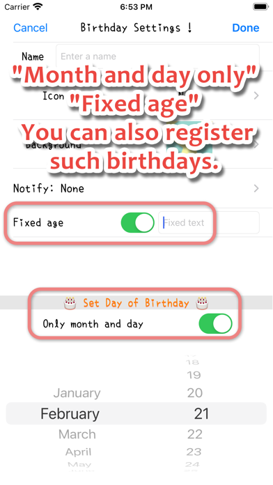 Birthdays Countdown screenshot 4