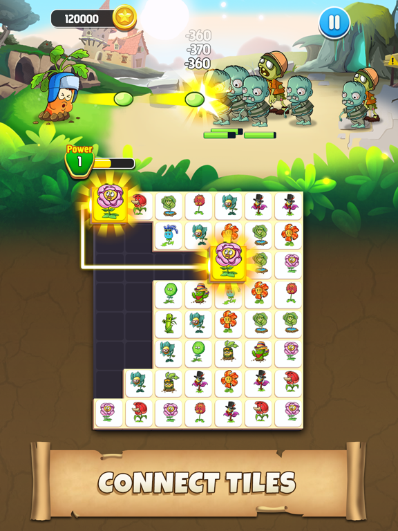 Plant Connect - Zombie Defense screenshot 4