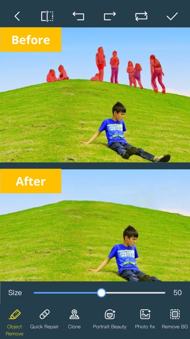 Photo Retouch-Object Removal Screenshot