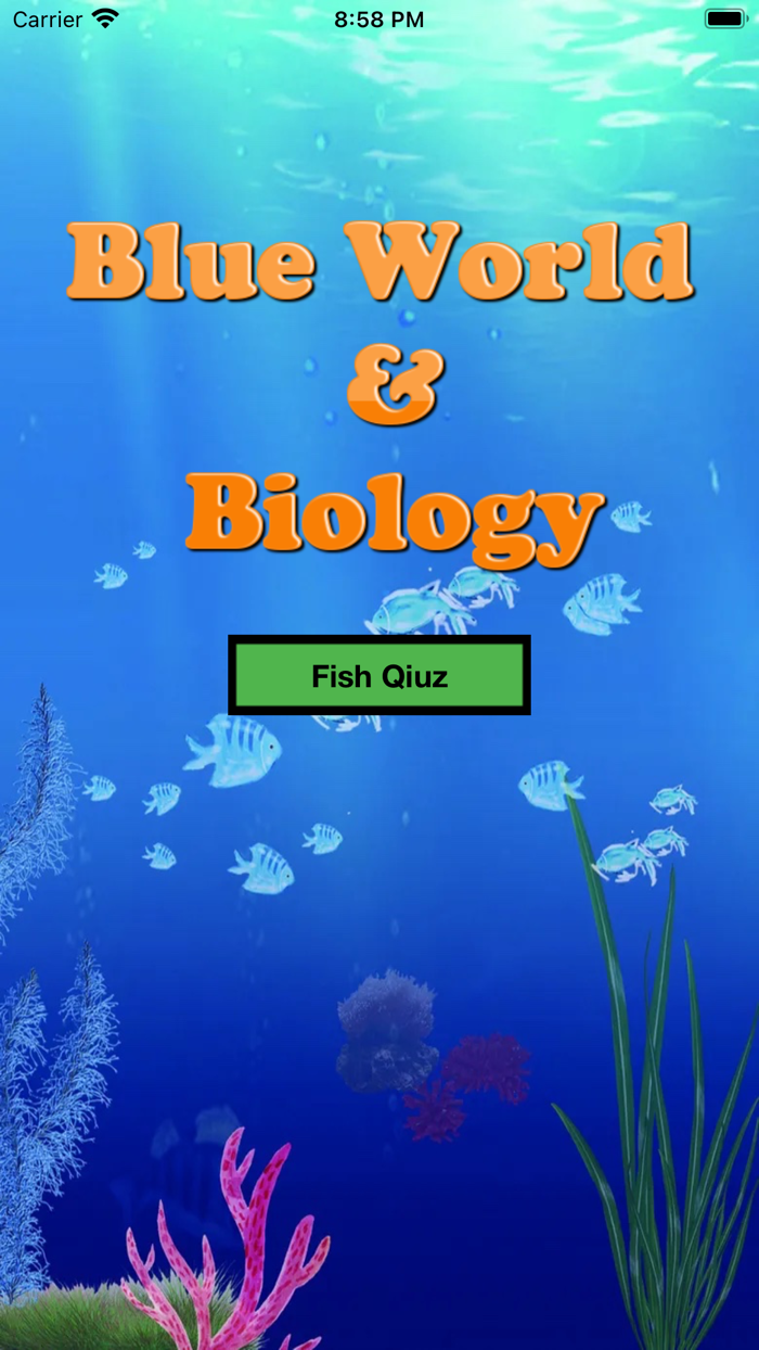 Blue World  Biology