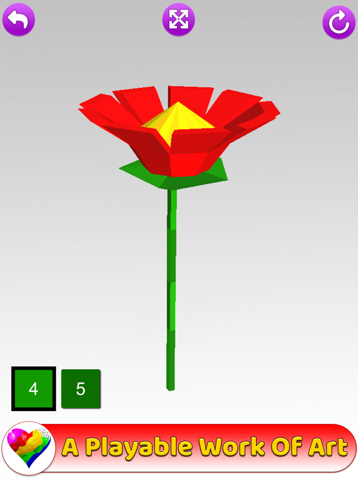 Poly Art 3D - Color by Number