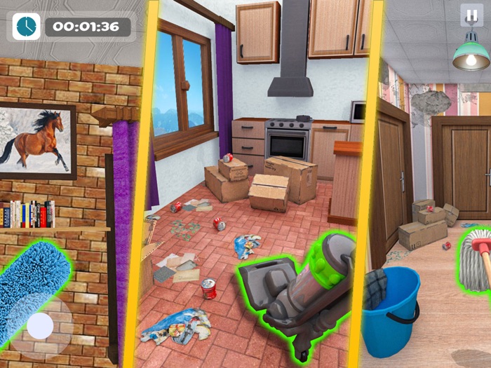 Home Design Games Clean Up