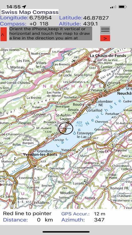 Swiss Map Compass