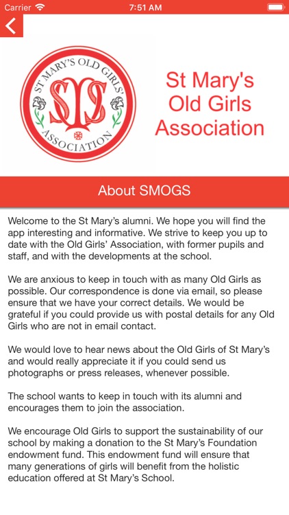 St Mary's Old Girls Assoc