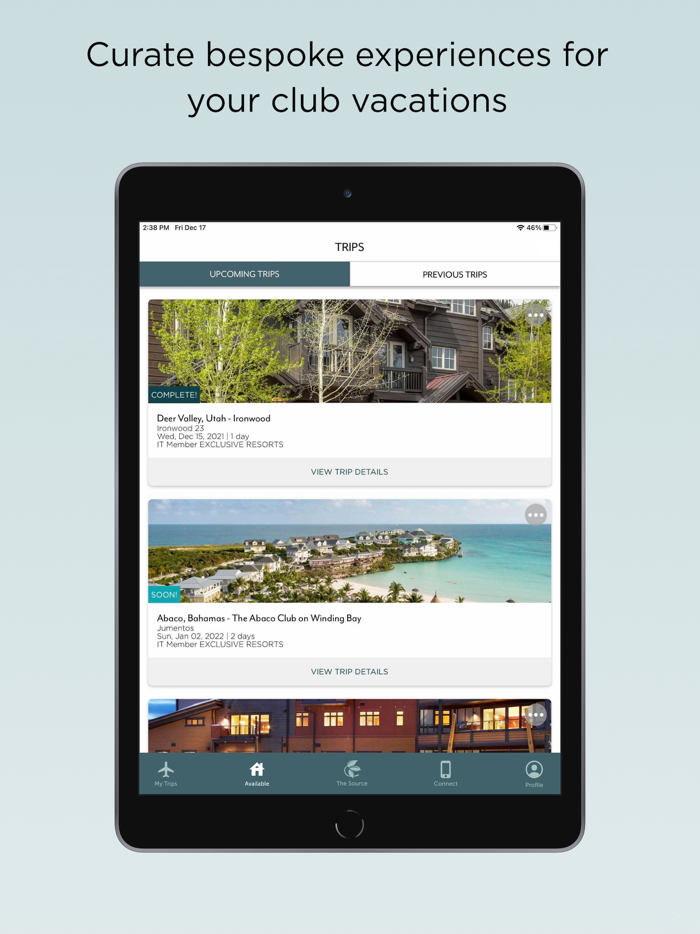 Exclusive Resorts - The Club