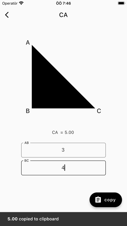 Triangle Calculator Pythagoras