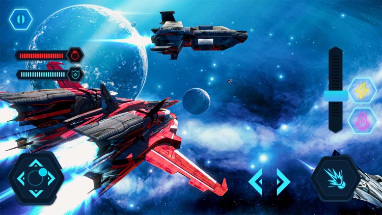 Sci-Fi Shooter Jet Games 3d screenshot-4