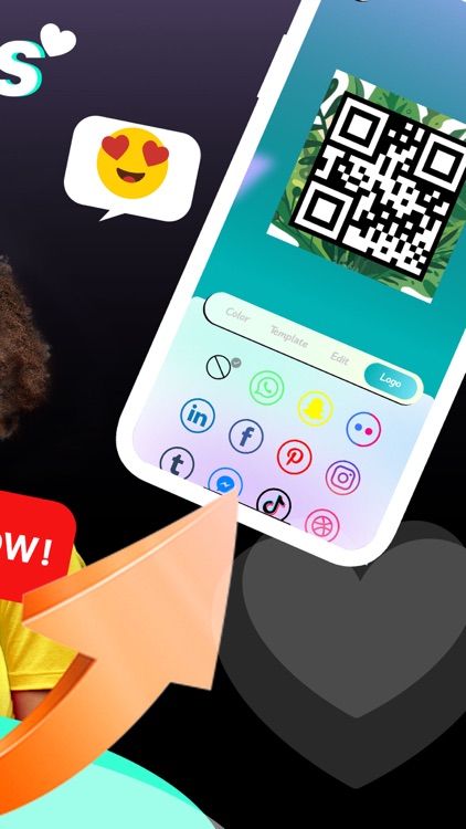 QRFame: Boost Social Presence