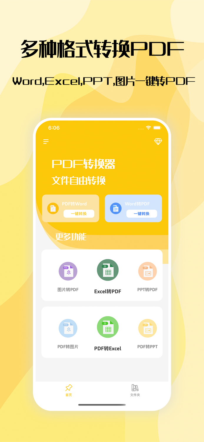 PDF转换器-PDF转Word,Excel,PPT,JPG
