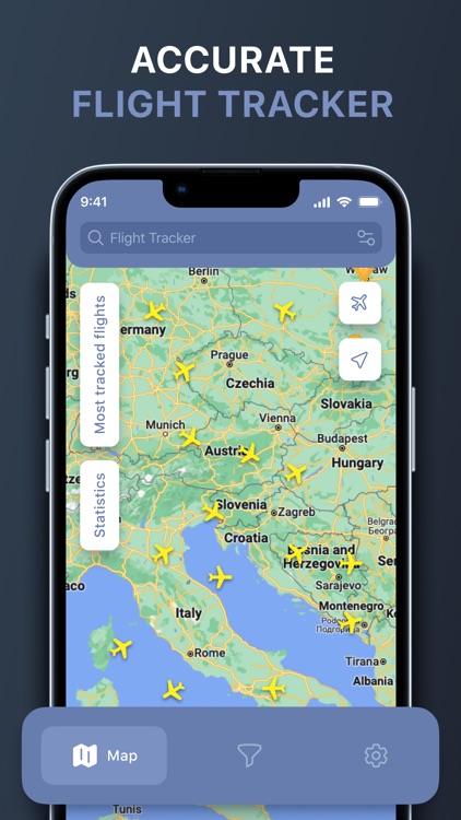 Flight Tracker - Plane Finder screenshot-0