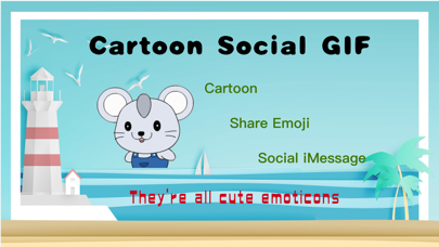 Screenshot #1 pour CartoonSocialGIF