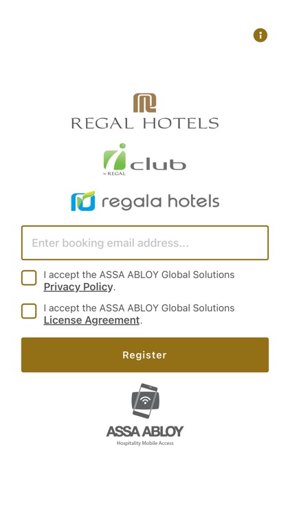 Regal Hotels Mobile Keys