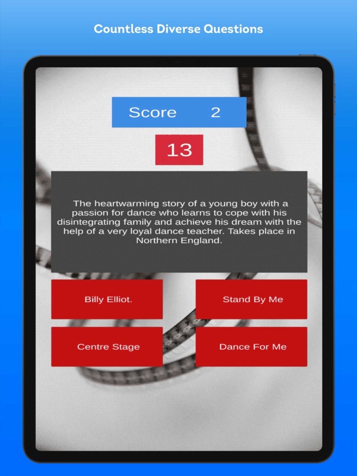 Movies Trivia Quiz Game