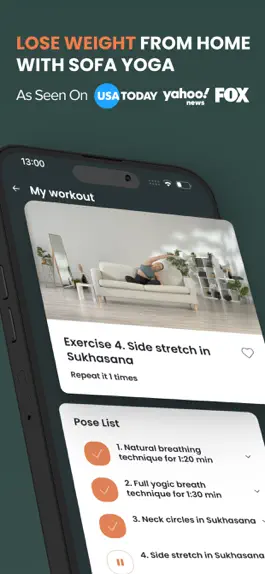 Game screenshot Sofa Yoga: Easy Weight Loss mod apk