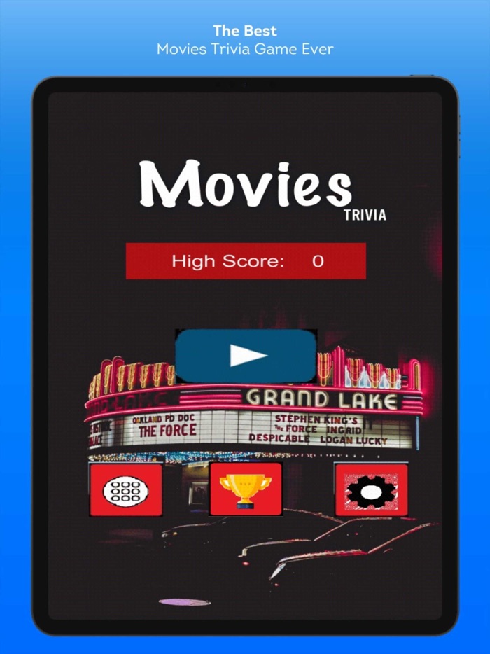 Movies Trivia Quiz Game