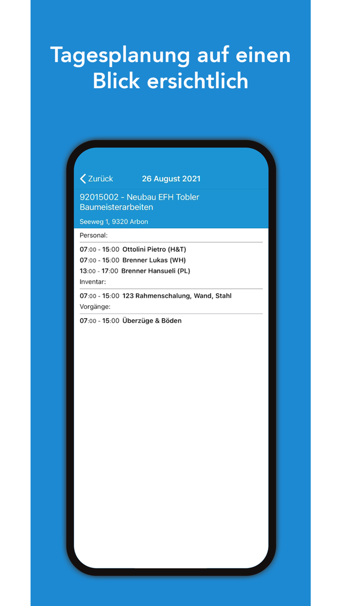 SORBA Ressourcenplanung