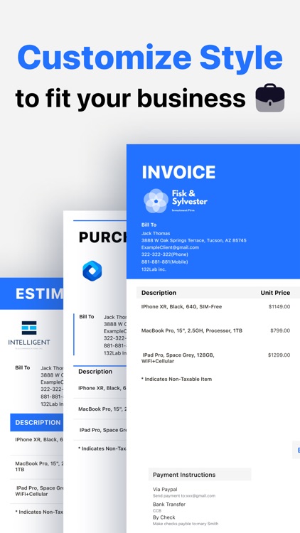 Invoice App: Estimate Maker screenshot-3