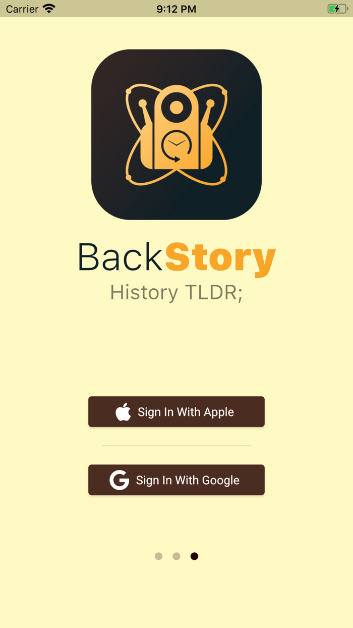 BackStory - History TLDR
