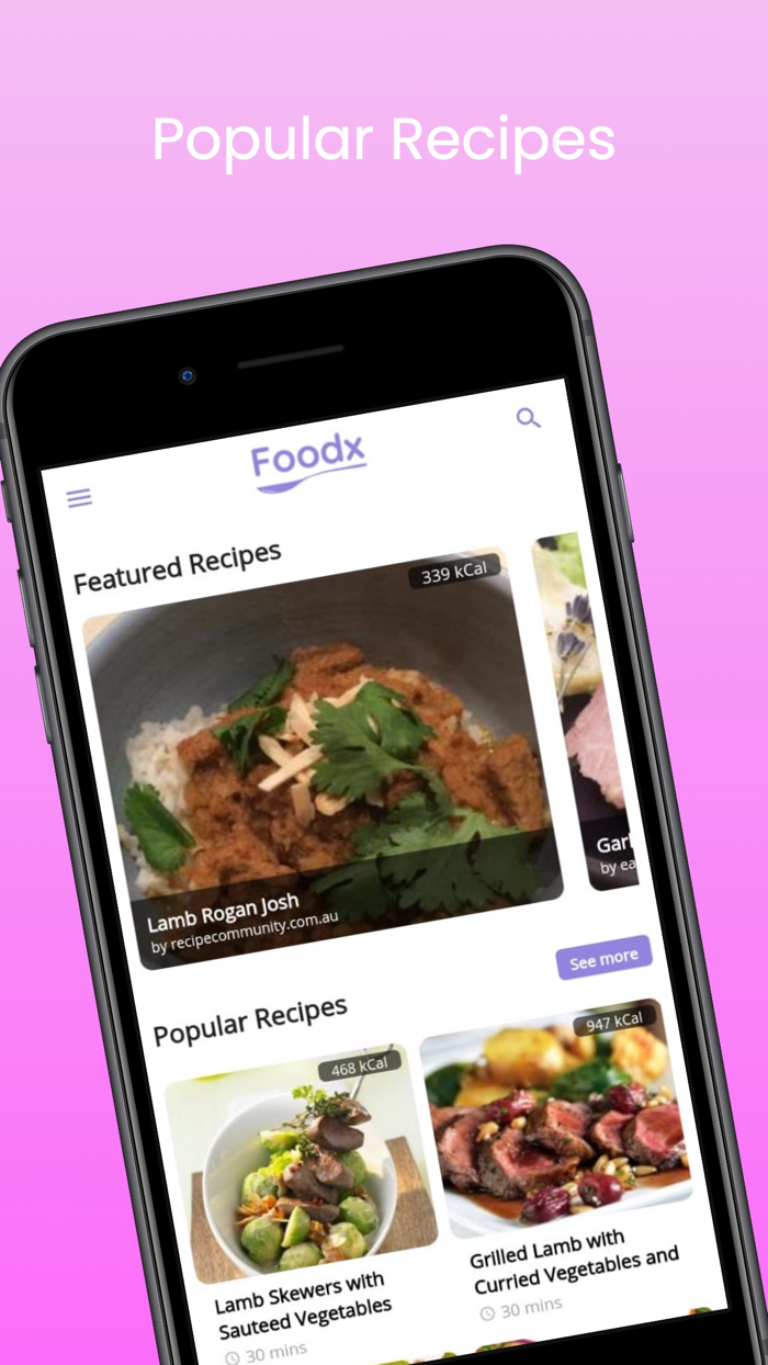 Foodx - Best Recipe Finder