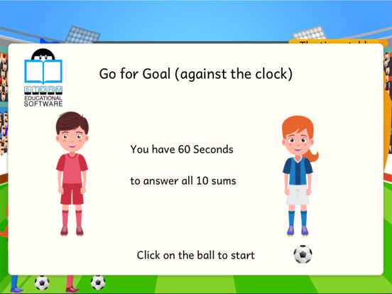 Soccer Practice Times Table screenshot 4