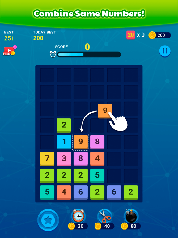 Merge Blocks: Puzzle Game Fun screenshot 2