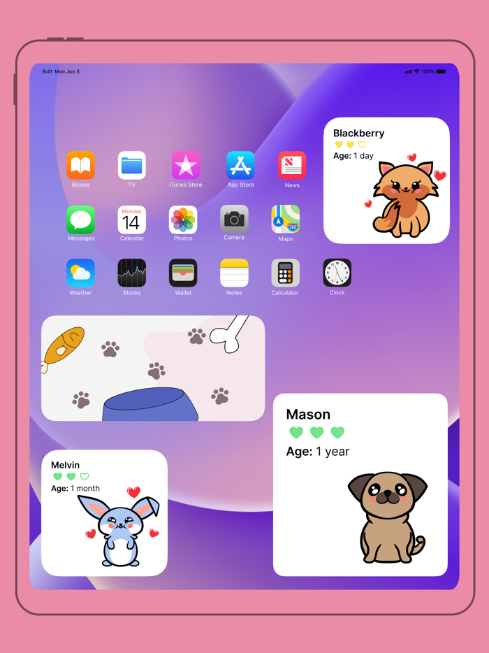Cute Virtual Pets Widgets
