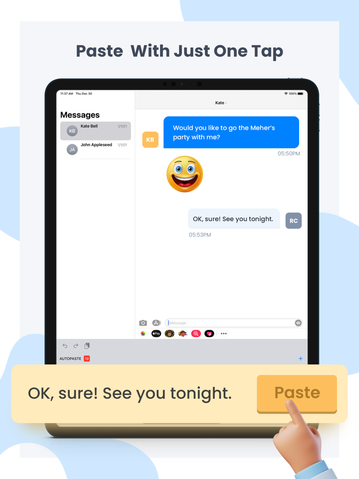 Auto Paste - Keyboard