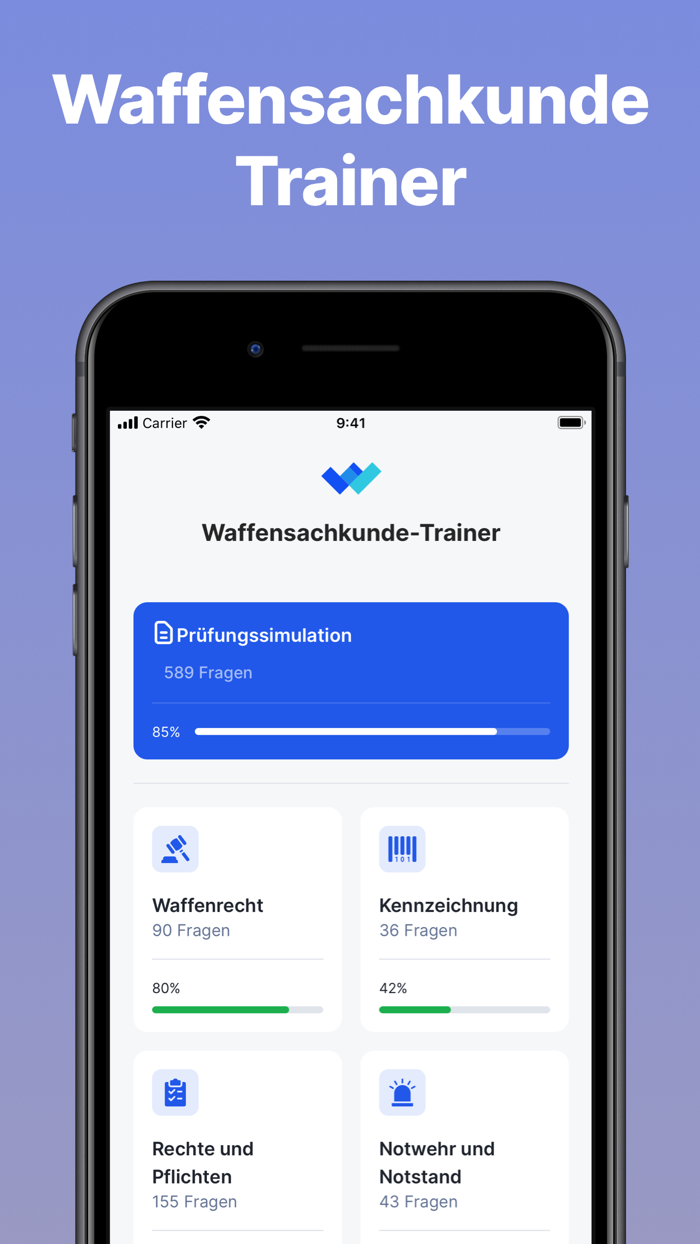 Waffensachkunde-Trainer