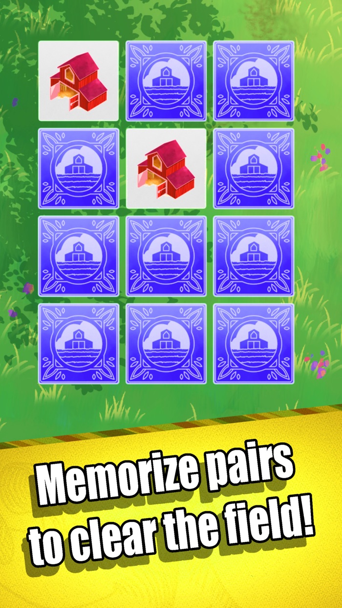 Farm Pairs Pair Matching Game