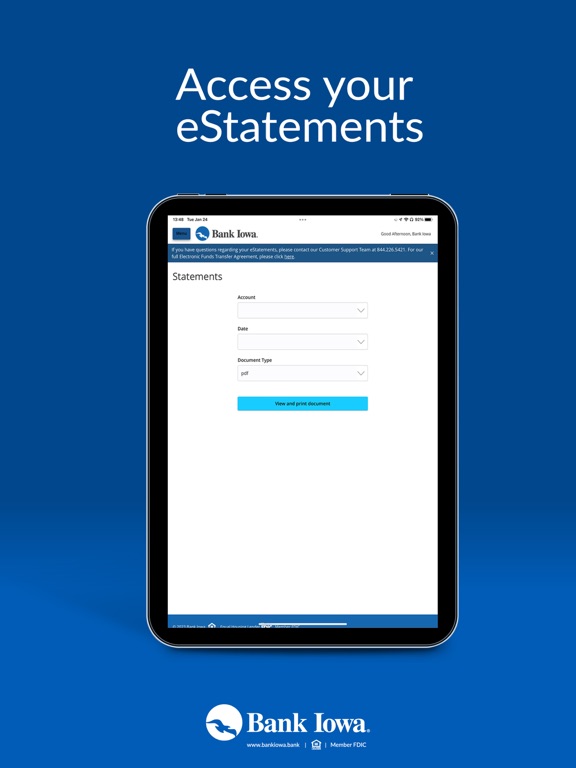 Bank Iowa Mobile Banking screenshot 4