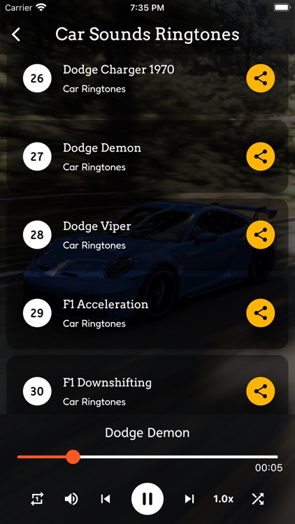 Car Sounds Ringtones screenshot-3