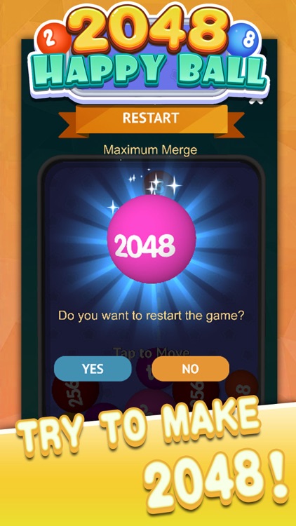 Happy Ball 2048 screenshot-4