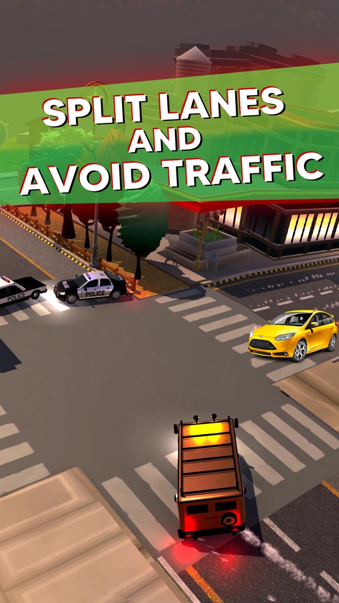 Crossy Traffic - Police Car 3D